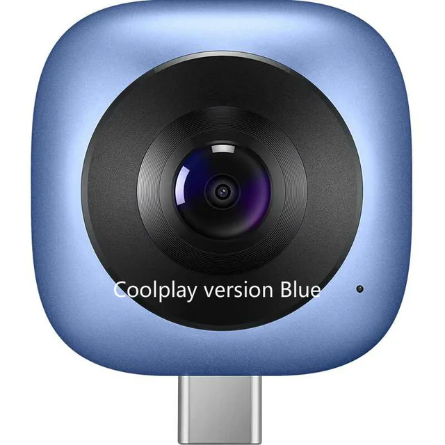 Huawei envision 360 панорамная камера coolplay CV60 объектив hd 3D камера live motion android 360 градусов широкоугольный внешний телефон - Цветной: coolplay blue