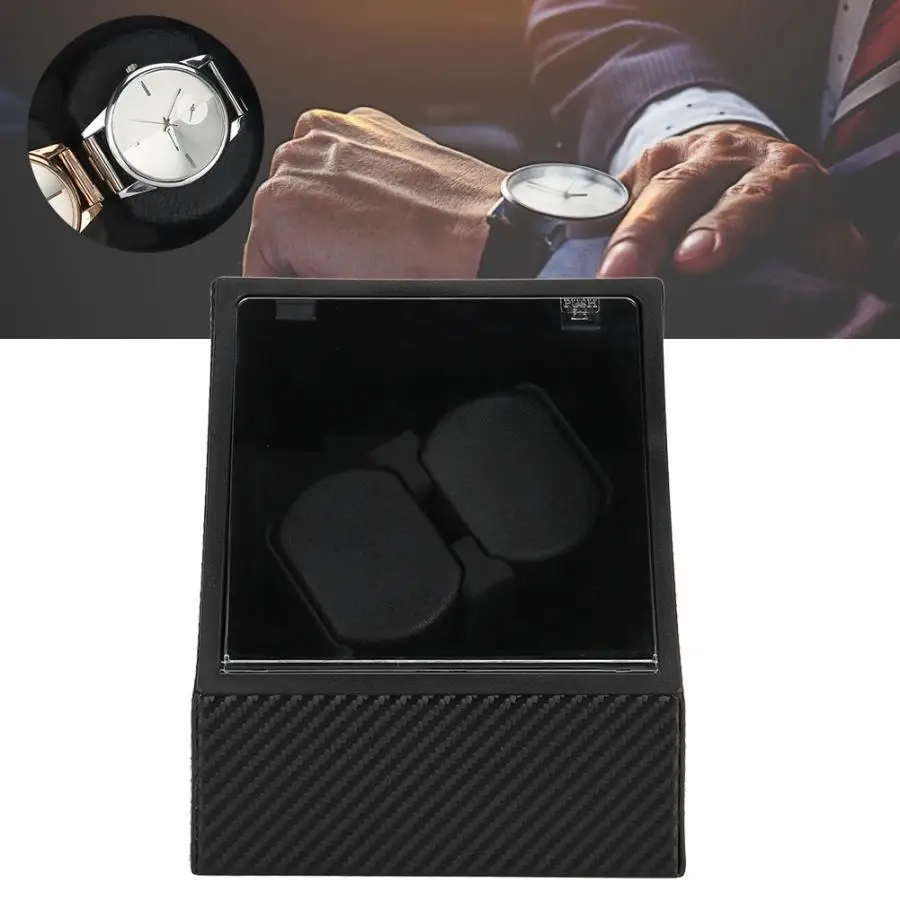 Professional Noise-free Wooden Wristwatch Mechanical Watch Automatic Winder Case Box 110-220V EU / UK Plug | Наручные часы