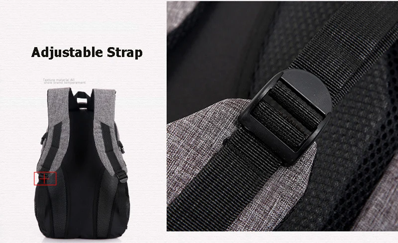 Casual Men USB Charging Backpacks Male Travel women Teenagers Unisex Student School Bags Simple Notebook Laptop Backpack SS7350 (17)