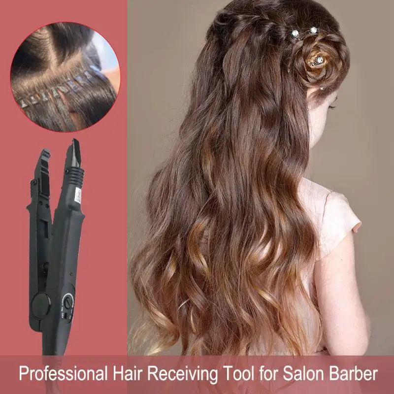 

Professional Hair Extension Iron Fusion Iron Heat Connector Wand Iron Keratin Bonding Tools for Hairdressing Styling