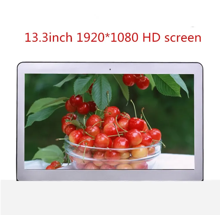 GMOLO 13,3 дюймов портативный ноутбук алюминиевый ультрабук I3 5-го поколения процессор 4 Гб 128 Гб SSD клавиатура с подсветкой 1920*1080 HD экран