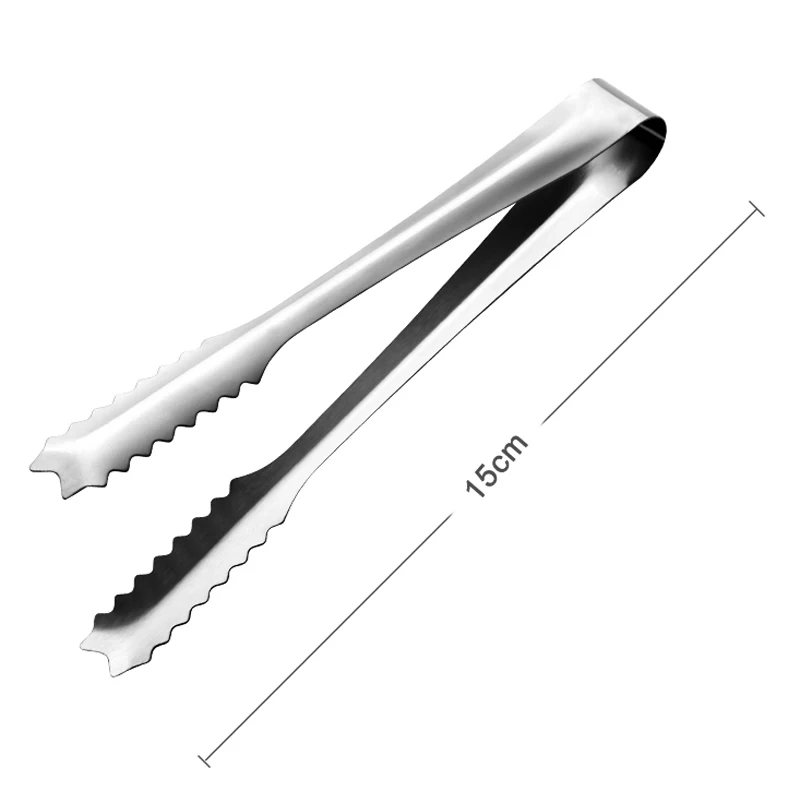Stainless Steel Ice Tongs Mini Kitchen Tongs Sugar Ice Cube Tongs Tea Coffee Small Bar Party Serving Tongs Kitchen Utensils (5)