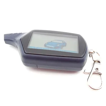 

2-way B9 LCD Remote Controller Keychain Key Fob for Russian Version Vehicle Security Two way Car Alarm System Twage Starline B9