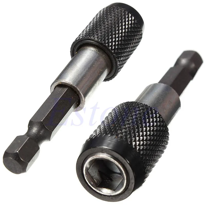 Hot Hex Shank Quick Release Drill Screw Magnetic Screwdriver Bit Holder 1//4”60mm