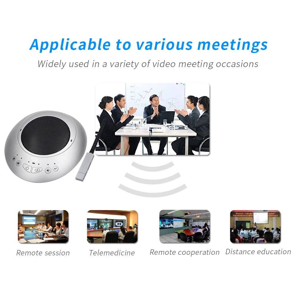 

YSX NT890S Wireless Omni-Directional Microphone and Speakerphone Integrated
