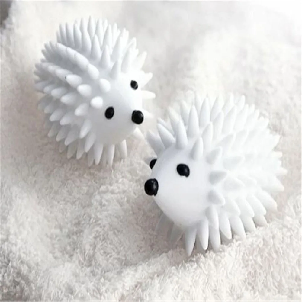 

Laundry Drying Portable Dryer Ball Fabric Washing Softener Reusable Accessories Sweater Skirt Magic White Hedgehog Dryer Balls