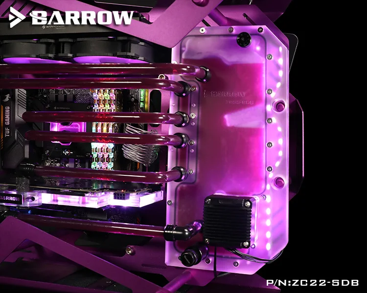 Barrow ZC22-SDB доски для водных путей Zeaginal 22 Intel CPU Water Block &amp Single GPU Building | Компьютеры и