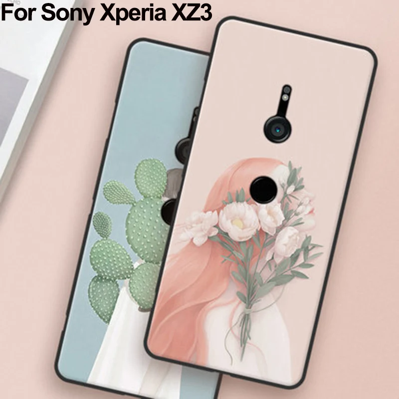 Чехол для Sony Xperia XZ3 чехол в литературном стиле мягкий телефона XZ 3 X Z3 H9493 защитный