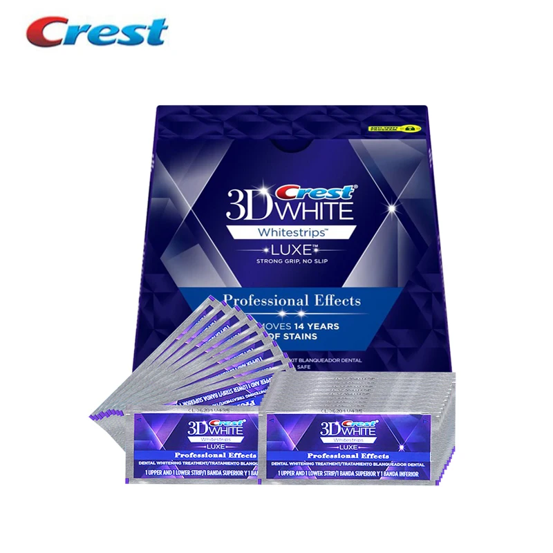 VIP 3D White Whitestrips Teeth Whitening Kit Oral Hygiene Professional Effects Dental Care Products Original 40 Strips 20Pouch