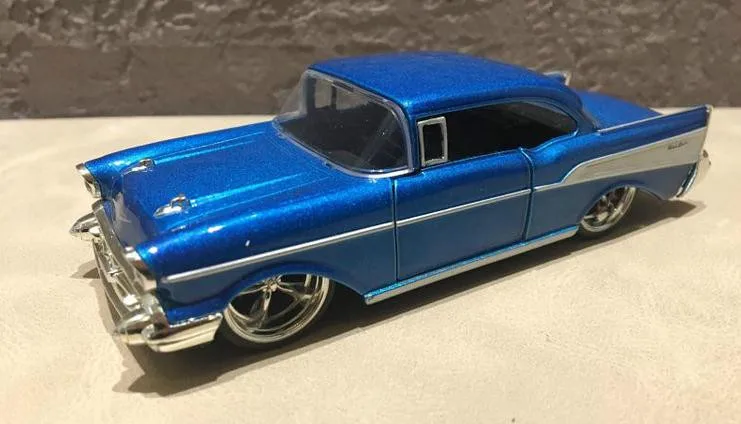 Высокая Имитация 1957 Chevrolet Bel Air модель автомобиля 1:32 Сплав оттягивать назад Ретро автомобили литья под давлением металлическая Игрушечная модель