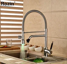 Новый Pull Down Hands Free Опрыскиватель Кухня Раковина Кран Палуба Гора Однорычажный Смеситель с Горячей и Холодной Воды