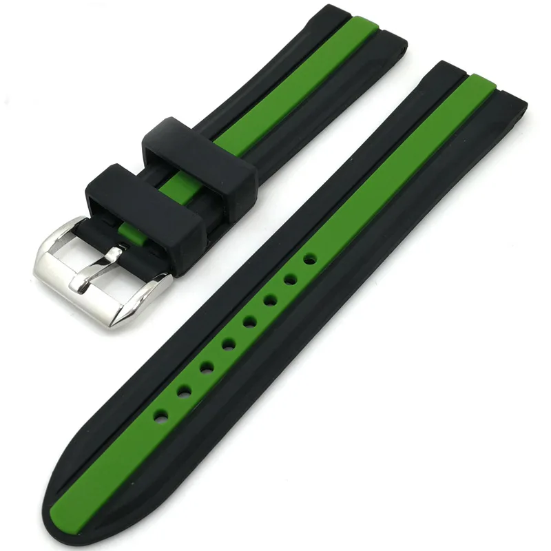 لينة الرياضة سيليكون مربط الساعة 20 مللي متر 22 مللي متر 24 مللي متر المطاط الغوص للماء استبدال سوار الفرقة حزام ووتش اكسسوارات لينة الرياضة سيليكون مربط الساعة 20 مللي متر 22 مللي متر 24 مللي متر المطاط الغوص للماء استبدال سوار الفرقة حزام ووتش اكسسوارات
