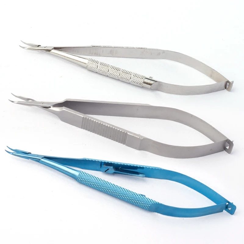 

Multi-functional Microscopy Needle Clamps Surgical Ophthalmic Microsurgery Titanium Material Fine Gripper Nee