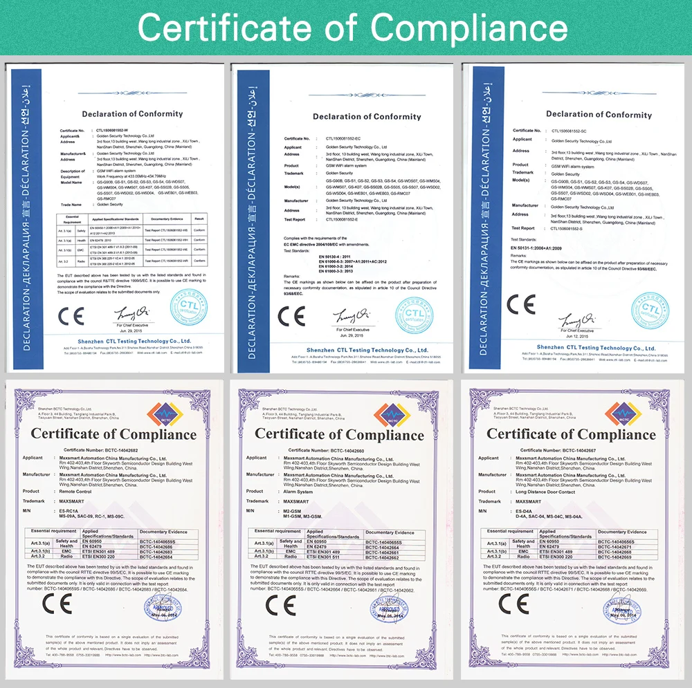 SMARSECUR  Russian Spanish English H6 WIFI GSM Alarm System Security Home GSM Alarm System APP Control Alarm DIY Kit-45 panic button alarm