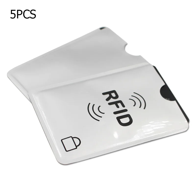 5pcs Anti Rfid Blocking Reader Lock Bank font b Card b font font b Holder b