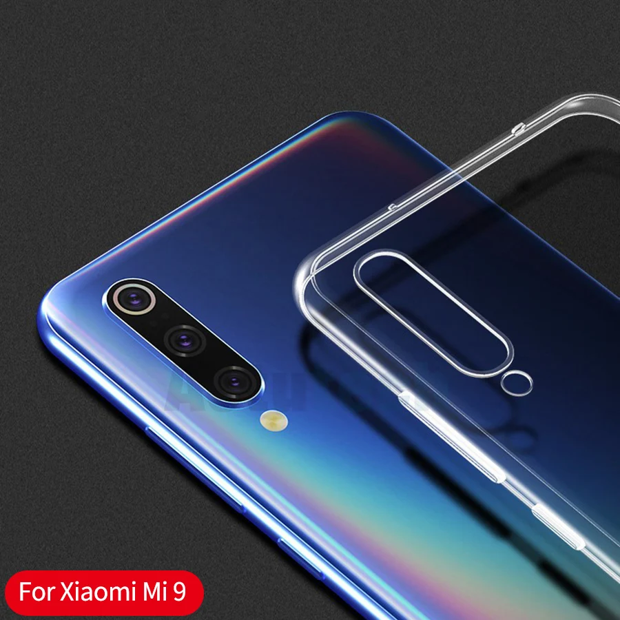 Прозрачный мягкий чехол из ТПУ для Xiaomi Mi 9 8 SE Pocophone F1 A2 Lite Max 3 A1 силиконовый Redmi Note 7 6