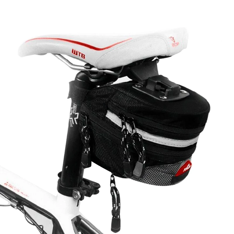 Bike Saddle Bag Cycling Seat Tail Bag Pouch MTB Bicycle Tool Storage Bag