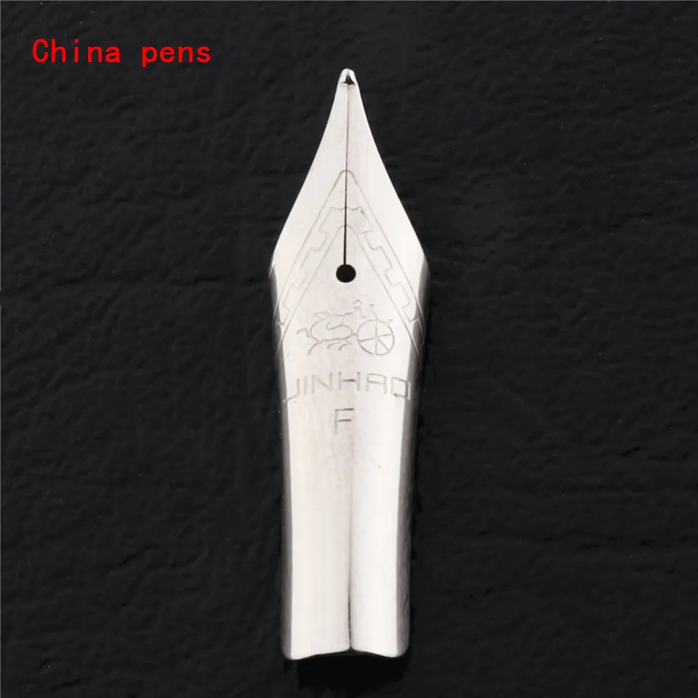 Jinhao 871 флуоресцентная зеленая английская каллиграфия Duckbill параллельная художественная ручка цветок тело плоский перо Тибетский арабский авторучка - Цвет: 1pcs Nib-0.5mm