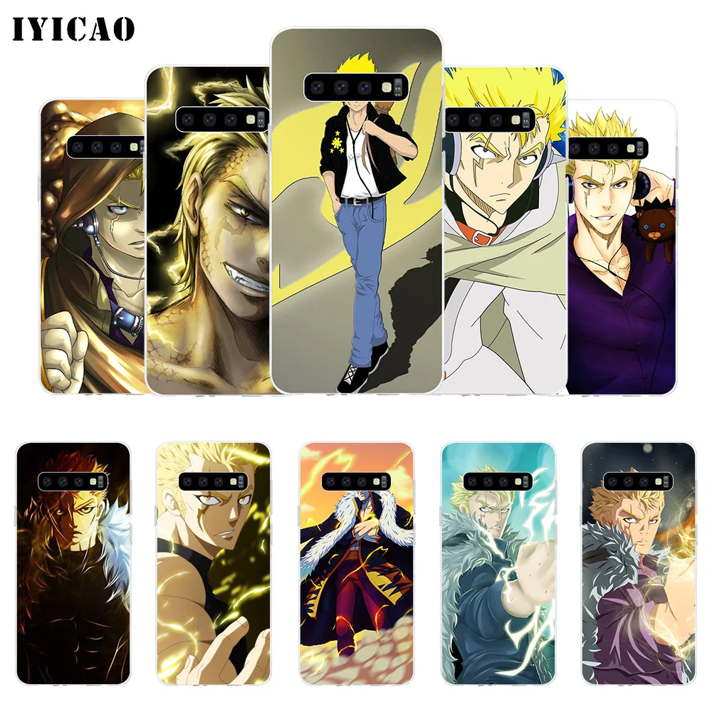 

IYICAO Laxus Dreyar Fairy Tail Soft Silicone Phone Case for Samsung Galaxy S10e S10 S9 S8 Plus S7 Edge TPU Cover