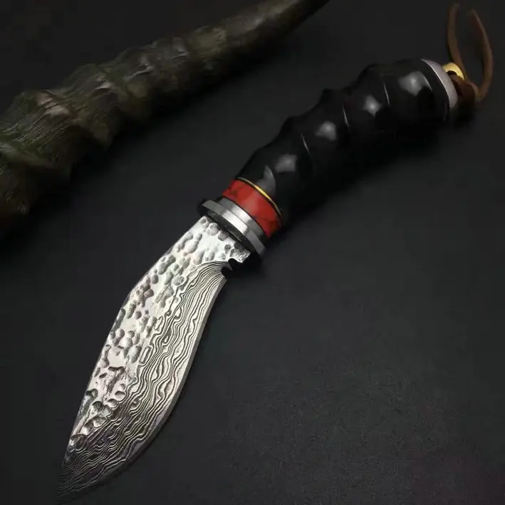 

Damascus Steel Collection Knife G10 Handle Rescue Fixed Knife Survival Tactical Tools EDC Hunting Knife Camp Outdoor Knives