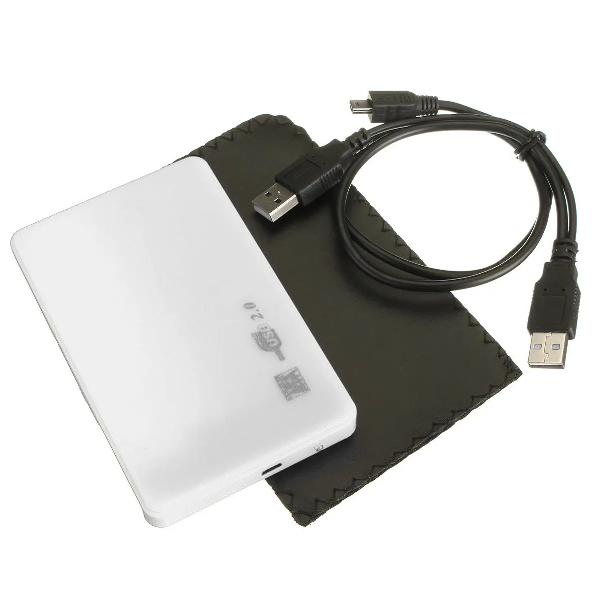 SATA USB 2,0/3,0 SATA 2," HD HDD корпус жесткого диска Внешний чехол Белый ABS Мини портативный внешний жесткий диск чехол