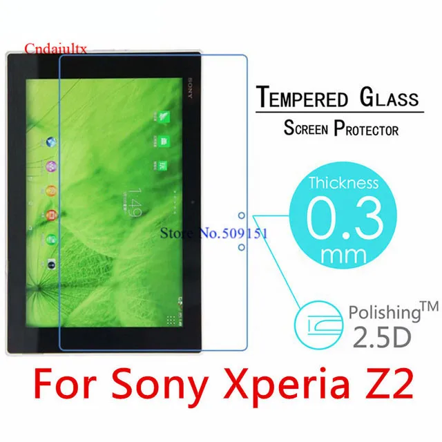 Закаленное стекло Z2 9H 0 3 мм для Sony Xperia Tablet 10 1 &quot тонкая сенсорная пленка