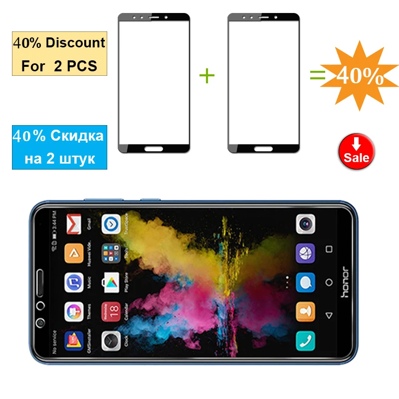 Защитное стекло для huawei honor 7a 8a 6a 4a закаленное huavei huwei honer hono 6 7 8 a hauwei a7 a8 verre tremp 9h