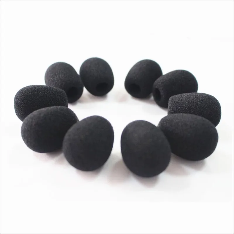 Protetores de Microfone Capas para Fone de Ouvido 10mm de Abertura e 28mm Linhuipad Pacote Espuma Microfone Esponja Comprimento Interno 50 - Image 5