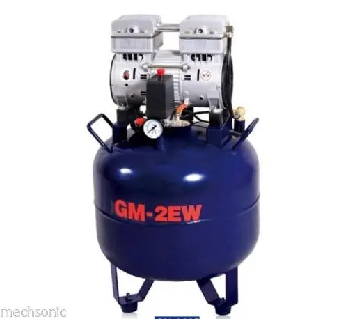 Brand New One Driving Two 32L Noiseless Oilless Dental Air Compressor te 0 8bar 32l oil free air compressor for dental chair