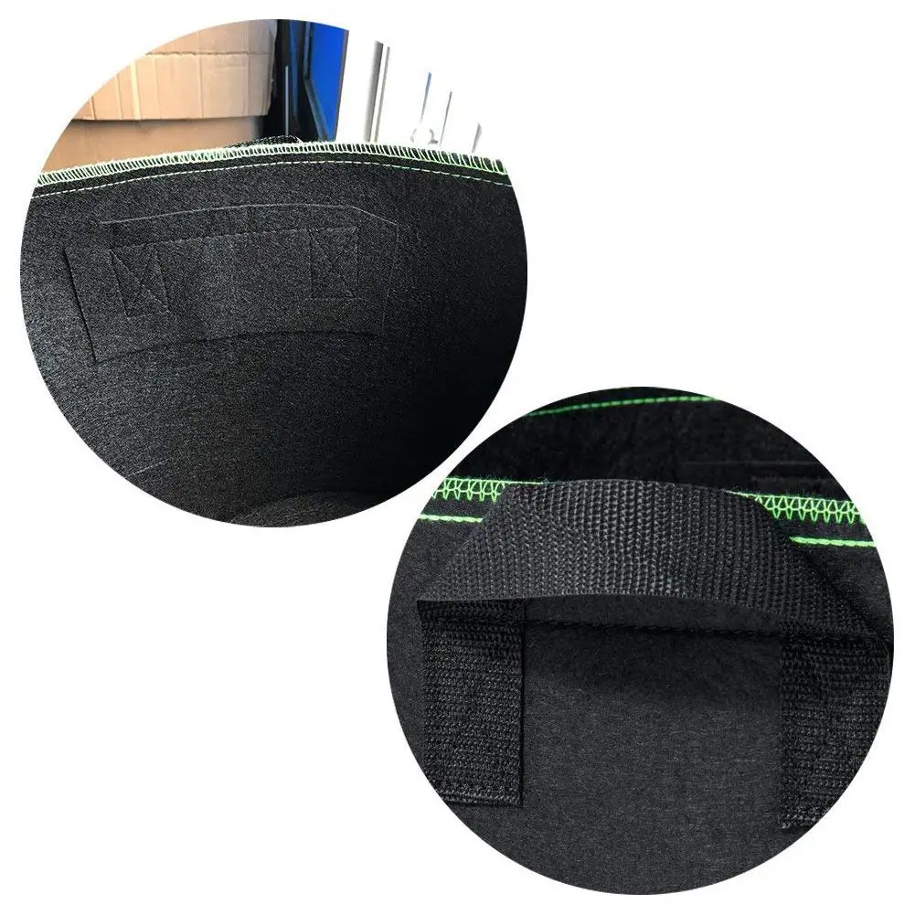 NHBR-5-Pack, Мини садовые цветы и растения, мешки для выращивания картофеля, моркови, томатный контейнер для растений, утолщенные нетканые горшки для растений