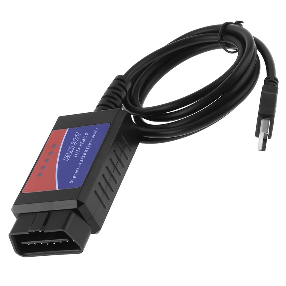 Автомобильный диагностический USB сканер прибор для считывания кодов ошибок ELM327