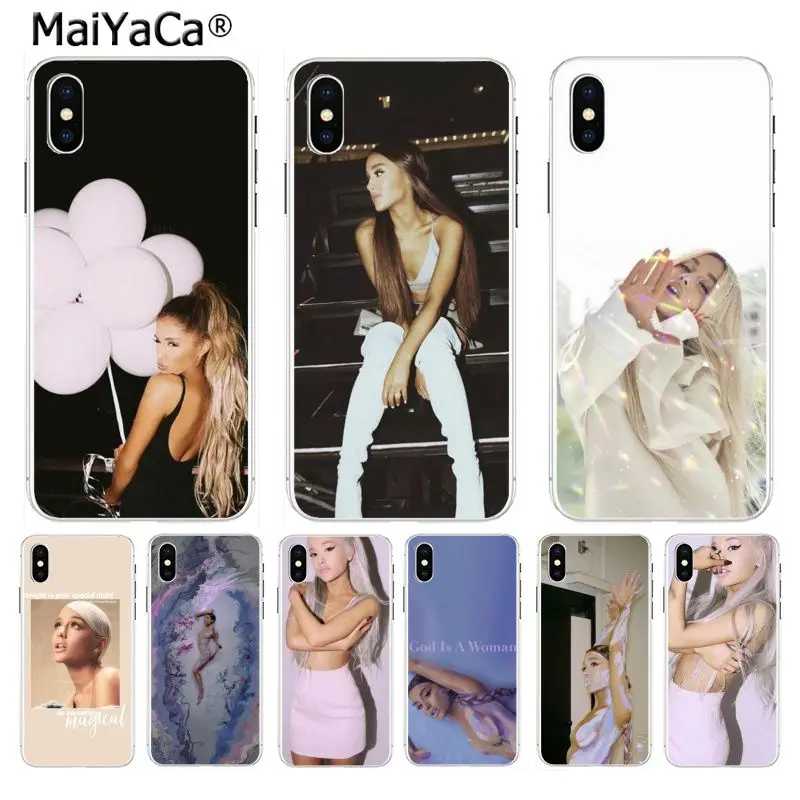 

MaiYaCa Ariana Grande God Soft TPU silicone On Sale Luxury Phone Case for Apple iPhone 8 7 6 6S Plus X XS max 5 5S SE XR Cover