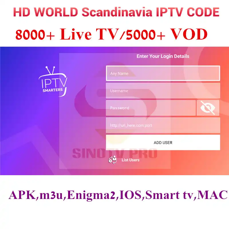 world europe iptv subscription sinotv pro free test service customer service test free