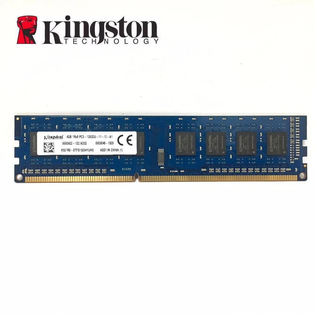 Kingston 4g 4gb Ddr3 1rx8 Pc3 Ddr3 1600mhz 1600 Mhz Module Ecc Desktop Ram Desktop Memory Original Kingston Chipset Rams Aliexpress