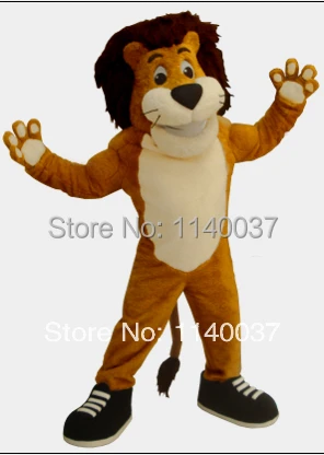 Plush Lion Mascot Costume