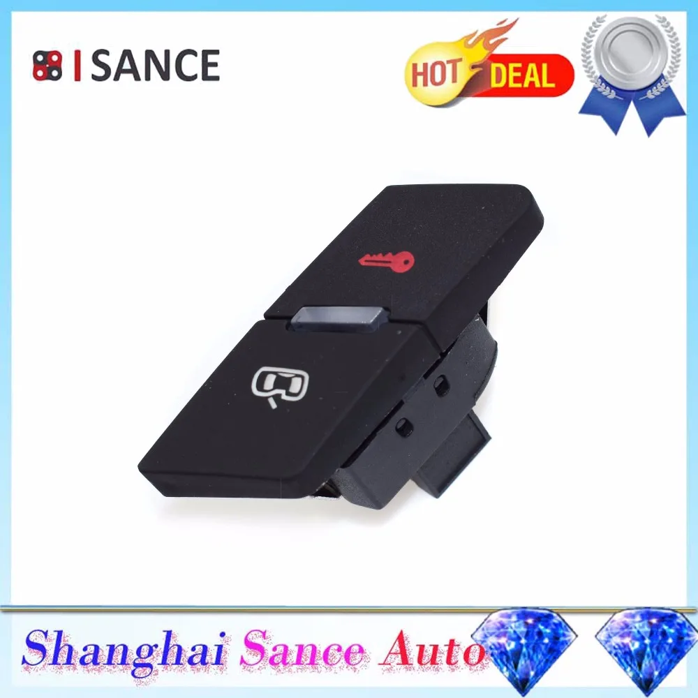 

ISANCE Front Left Central Door Lock Switch Button 4F1962107B For Audi A6 S6 C6 Allroad RS6 Allroad Quattro 2005 2006 2007-2011