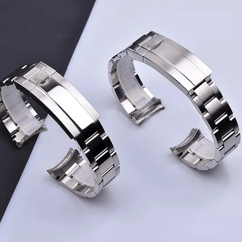 20mm High-end 316L Stainless Steel Watch Band For Rolex Submariner Series Watch Modification For Daytona Watch Accessories