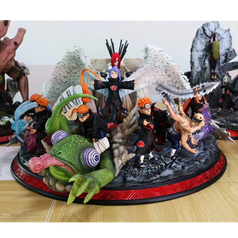 Статуя NARUTO Akatsuk 6 Realms Pain Konan Nagato Series резонансная экшн фигурка WCF GK Коллекционная