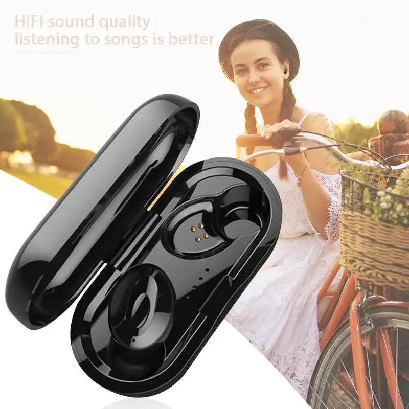 ALLOYSEED TWS Smart Bluetooth 5,0 HIFI наушники Беспроводные громкой связи спортивные наушники спортивные Беспроводные наушники с зарядным чехлом