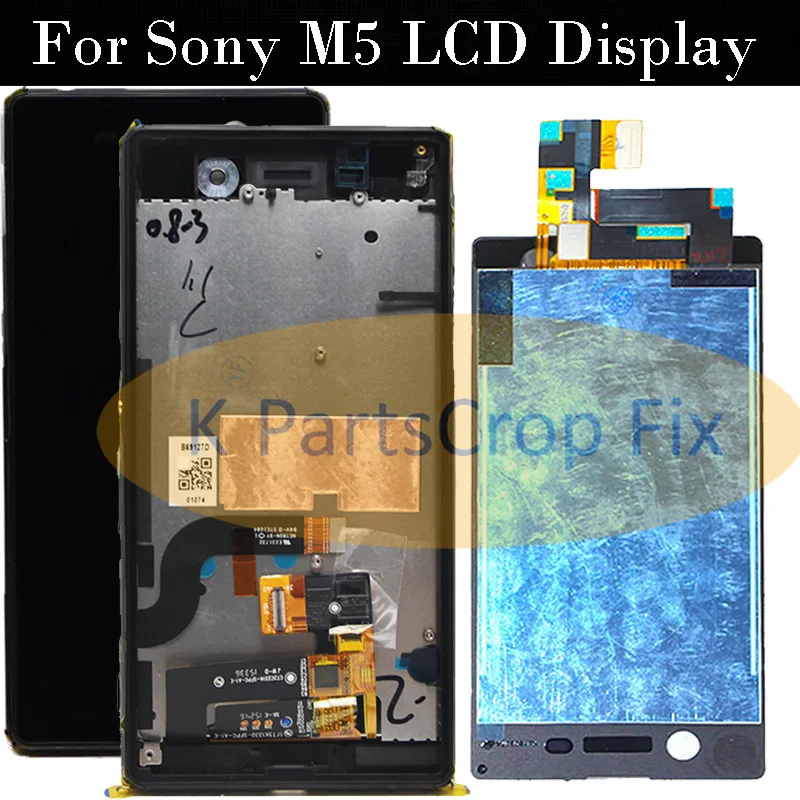 ЖК-дисплей 5 0 дюйма для Sony M5 сенсорный экран с дигитайзером SONY Xperia рамкой E5603 E5606