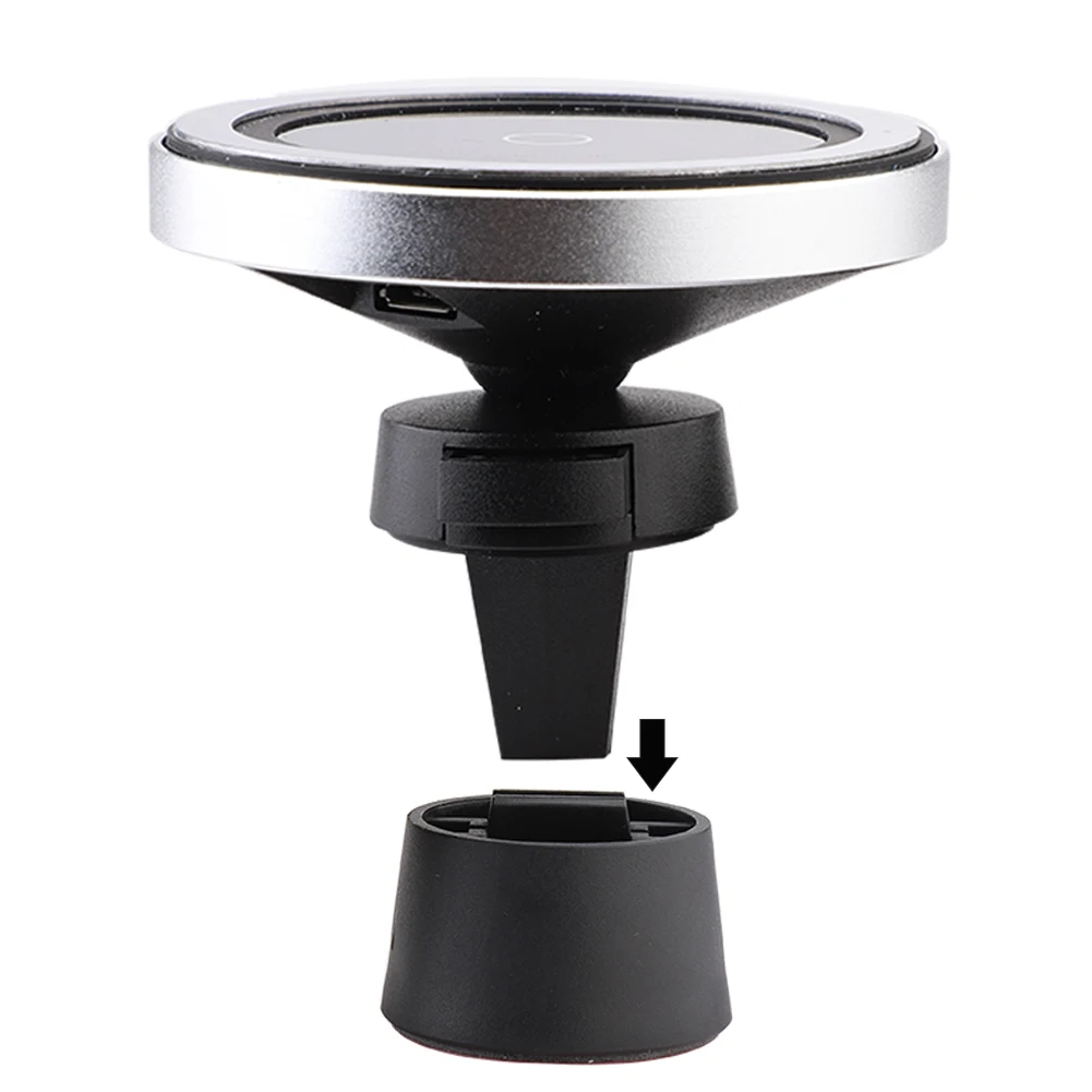 

10w Magnetic Car Wireless Charger Stand Phone Holder For Xiaomi Redmi Note 7 Mi 9 360 Rotation Car Holder For iPhone 12 Max 7 8