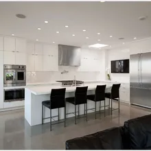 Дизайн современный модульный кухонный шкаф под заказ лакированная мебель для кухни шкаф