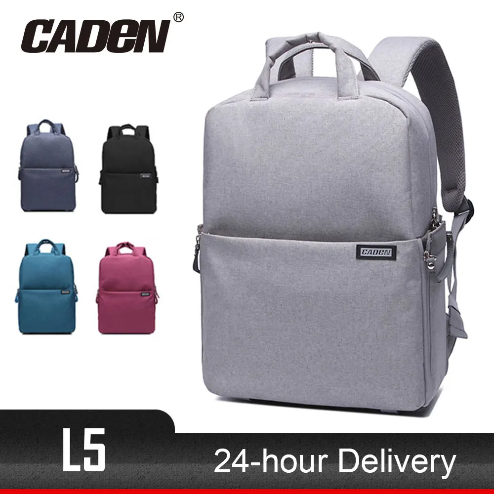 

Hot sale CADeN L5 dslr camera bag waterproof shoulder Laptop digital camera & lens photograph luggage bags case for Canon Nikon