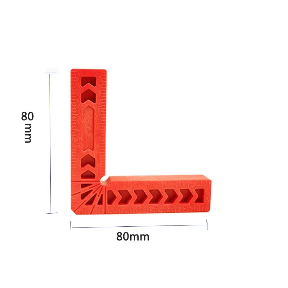 Пластиковая 90 градусов прямой угол линейка; Деревообработка Инструмент дополнительный локатор угол держатель помощь позиционирования Инструмент Горячий - Цвет: Белый