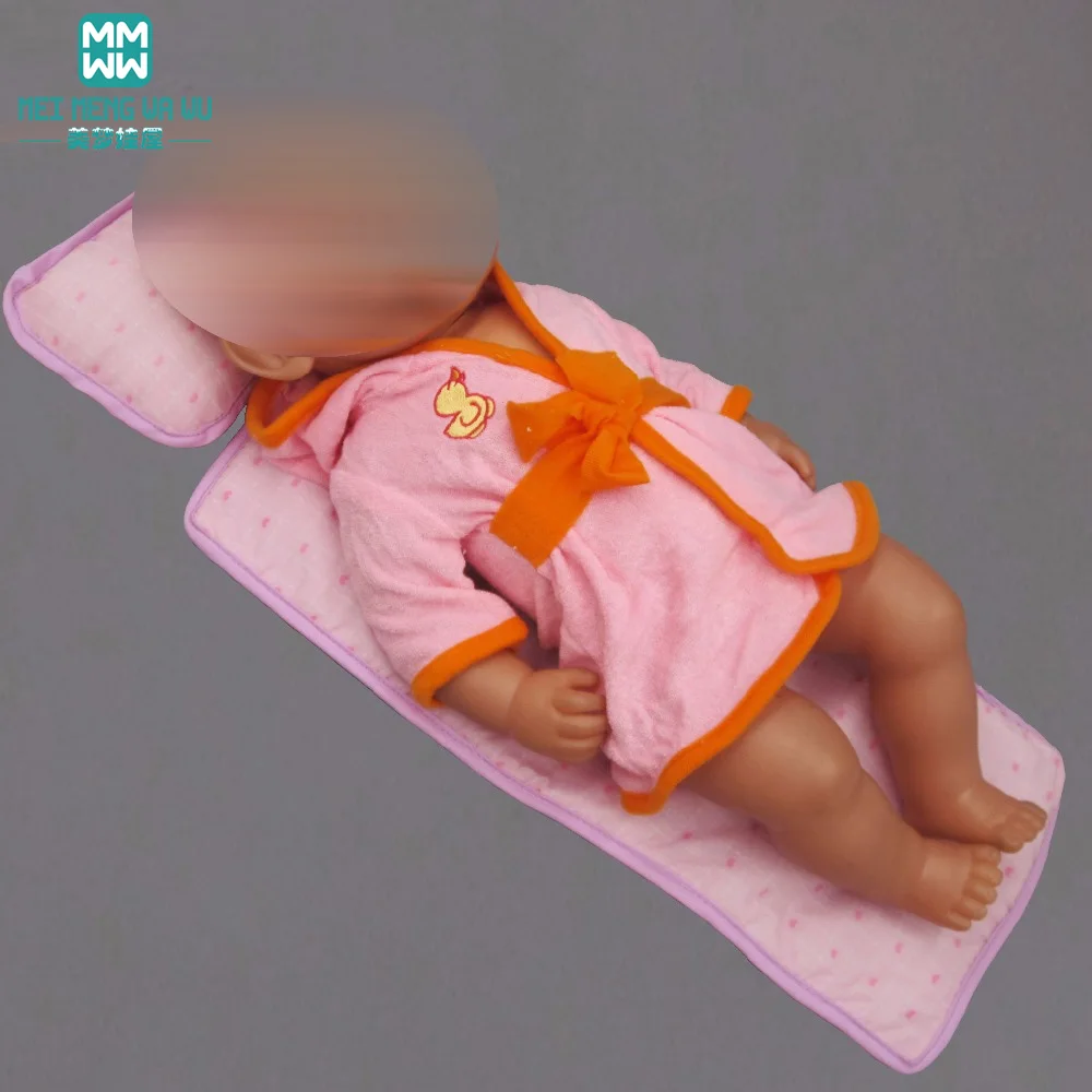 

Fits 43cm baby doll accessories and American' Doll Sleeping Bag Backpack Mattress Quilt Underwear doll accessories