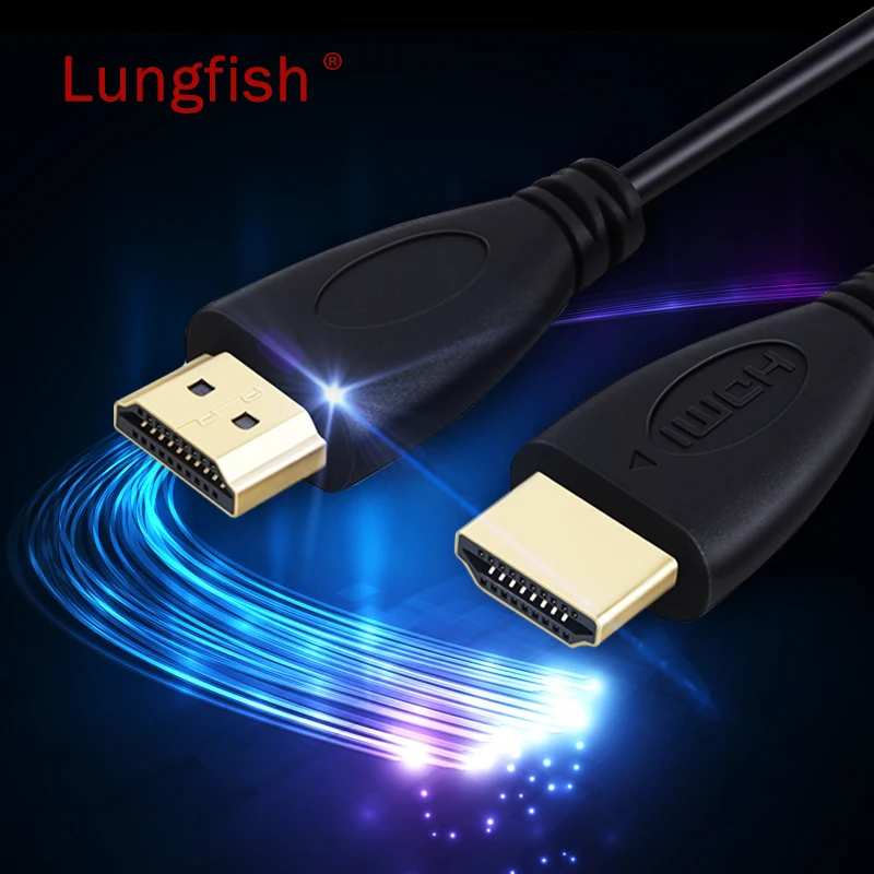 Lungfish HDMI كابل 1080 P 3D مع إيثرنت محول HDMI ل HD TV كمبيوتر محمول LCD PS3 العارض الكمبيوتر كابل Lungfish HDMI كابل 1080 P 3D مع إيثرنت محول HDMI ل HD TV كمبيوتر محمول LCD PS3 العارض الكمبيوتر كابل