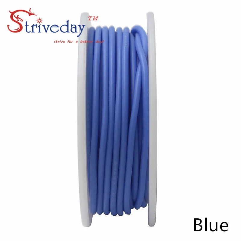 

6 meters (19.6ft) 24AWG high temperature resistance Flexible silicone wire tinned copper wire RC power cord Electronic cable DIY