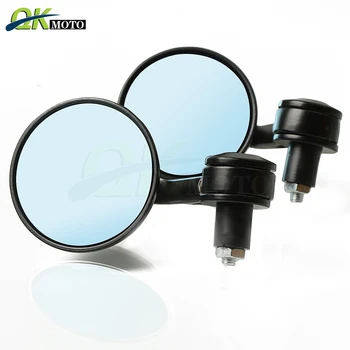 

Universal Motorcycles Rearview Mirrors Grip Ends Mirrors For KAWASAKI Ninja650ABS Z1000R Edition Suzuki SV650 honda z50 xt 600