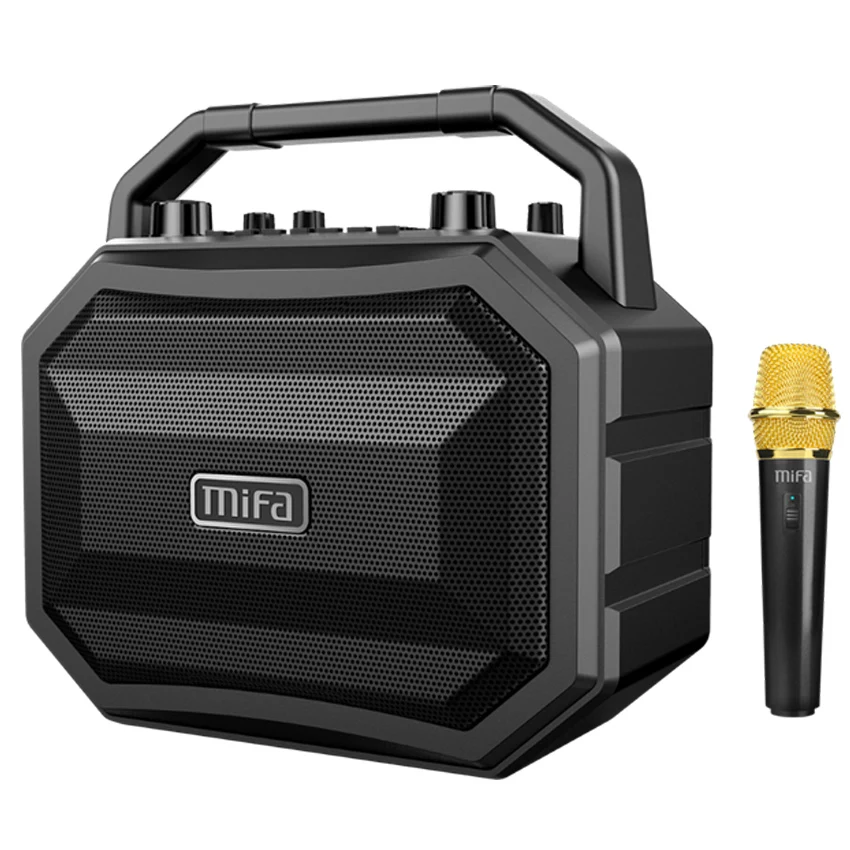 Mifa M520 Bluetooth Динамик с Беспроводной микрофон мобильный Беспроводной караоке Динамик наушники-вкладыши TWS с Беспроводной стерео вечерние супер Динамик коробка