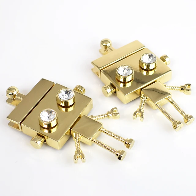 2Pcs Handbag Bag Locks Buckles Fashion Twist Turn Lock For DIY